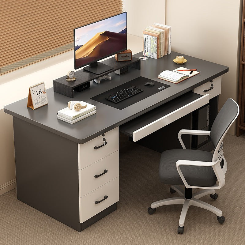 Gaming Desk with Drawers, Hutch and Monitor Shelf