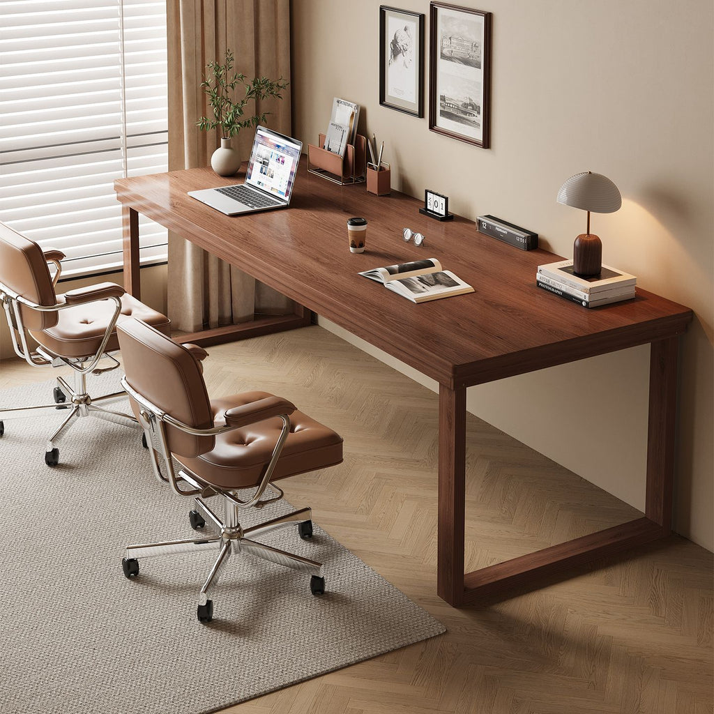 Light Oak L-Shaped Gaming Desk with Storage