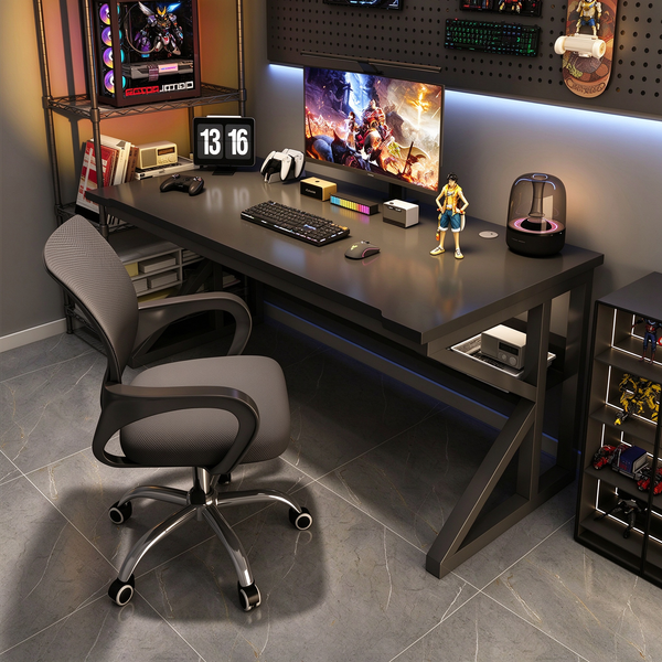 Blue Riser Gaming Desk